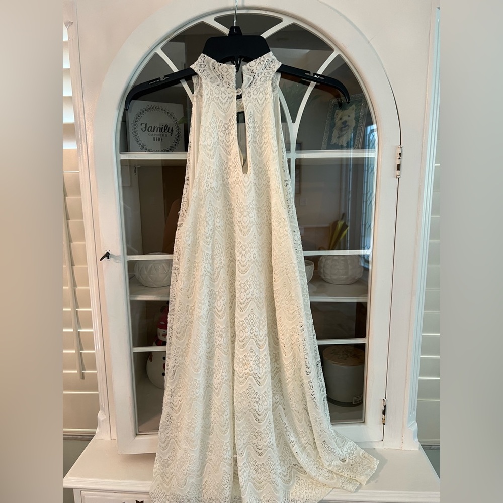 White Lace mini dress